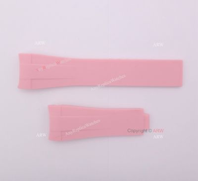 Rubber B Pink Submariner Rolex Replica Watch Bracelets